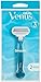 Gillette Venus Smooth Lametta Donna, 1 Manico e 2 Lamette da 3 Lame per Rasoio Donna, Rasatura Veloce ed Efficace