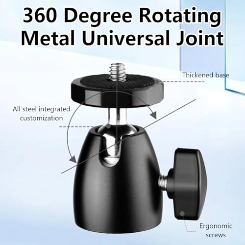 Ysislybin Projector Stand, Stanzfreie Beamer Halterung für Bett und Sofa Verstellbare Ständerlänge 33-45 cm Projektorhalterung Multi-Angle Adjustment Metal Beamer Wandhalterung Kompatibel mit Z6X