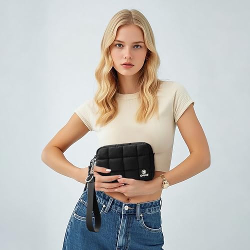 Puffer Travel bag-Gym bag+Cosmetic Bag-Black2