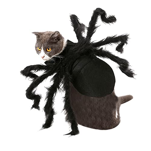 Disfraz Araña para Perro Talla M Negro miniatura 7