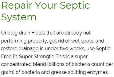 Septic-Free Super Strength, Easy AS 1-2-3 - LET The Product Work for You!