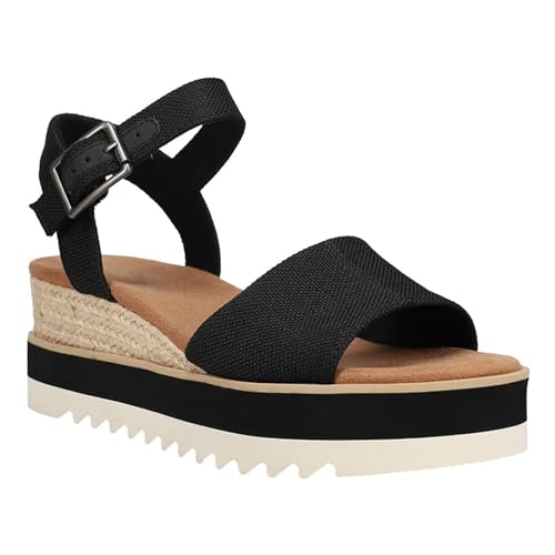 Platform Wedge Sandals for Women Open Toe Buckle Espadrilles Casual Ankle Sandals Summer Dressy Strap Sandals3