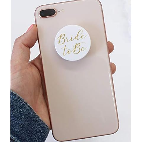Bride to Be Collapsible Grip & Stand for Phones and Tablets, Expanding Stand and Grip, Popgrip Holder Cover