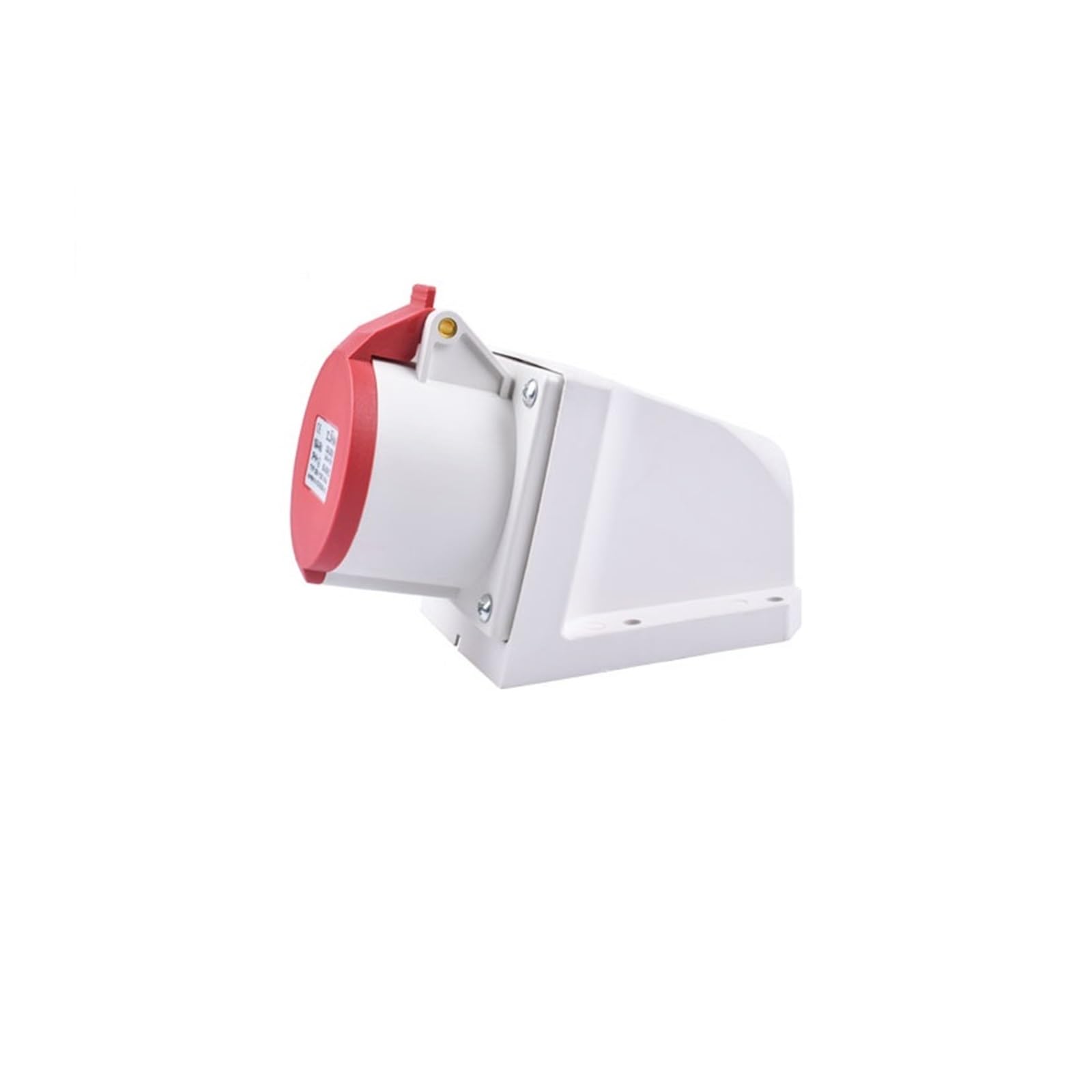 MUYTQAERG IP44 Industrial Plug and Socket 16A/32A 3P 4P 5P Waterproof and Explosion-Proof Coupler Panel Wall-Mounted(16a-wall Mount Socket)