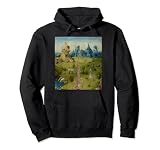 El jardín de las delicias terrestres famosas pintura de Bosch Sudadera con Capucha