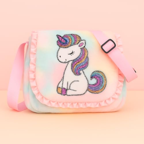 Image of Beautiful Sling Bag for Girls Kids Unicorn Bag for Girls Crossbody Bag Bags for Kids Girl