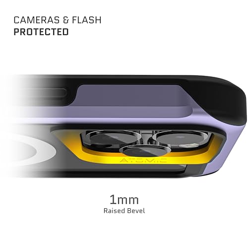 Coque Ghostek Atomic iPhone 15 Pro Max : protection fine en aluminium violet - 3