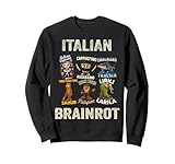 Photo Gallery divertente brain marciume italiano brainrot felpa Photo Gallery divertente brain marciume italiano brainrot felpa