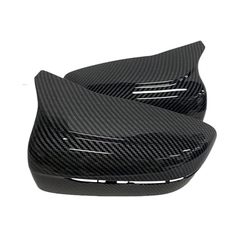Side Mirror Cover 2017-2022 Compatible For BMW G42 G20 G28 G22 G23 G26 I4 G30 G38 G11 G12 G14 G15 G16 LHD F90 M5 Look(Carbon Fiber Look)