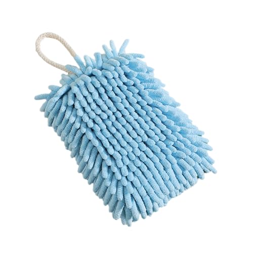 Toalla cuadrada de Chenille - Toallas de cocina | Paño de limpieza a mano ultra-absorbente | Limpieza suave de Chenilles Flufy Chenilles con cordón | Towell de secado rápido para las cocinas d