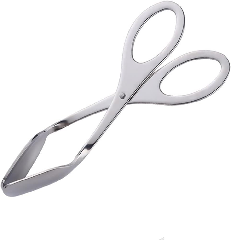 Cooking Tongs Salad Stainless Steel Scissor Shape Cooking Buffet Non Stick Food Tong Bread Thickening Kitchen Tool Tongs