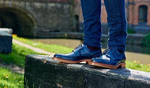 Image of BARKER Bailey Men's Handmade Leather Brogue Oxford Dress Shoes - Timeless Elegance & Superior Craftsmanship - Formal & Business Wear