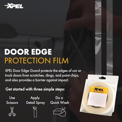 Image of XPEL XPF075U100 Clear 3 /4 inch x 100' Door Edge Guard Protection Film