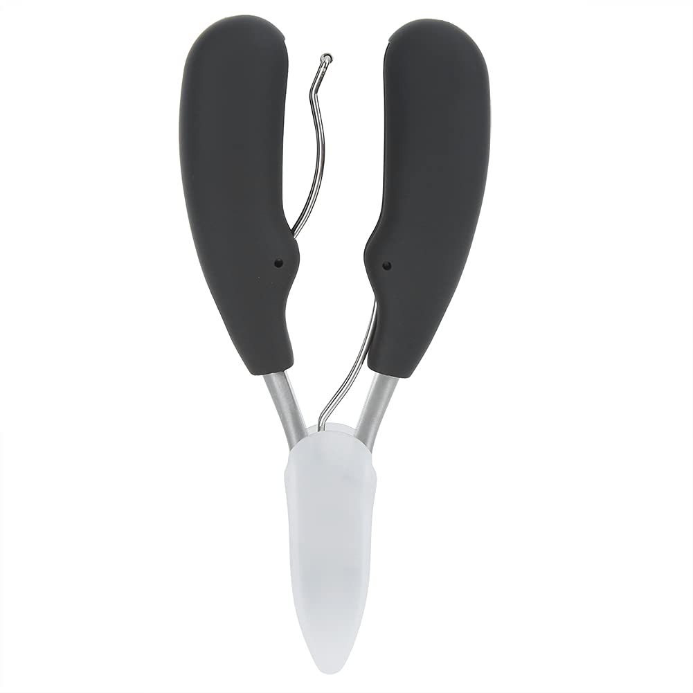 Steel Nail Clippers for Professional Podiatrist,Ingrown Toenail Clippers, Unique Long handle Curved Blade Tool for Thick & Ingrown Nails, Suitable for Men, Women and Elderly, Ingrown Toenail Clip