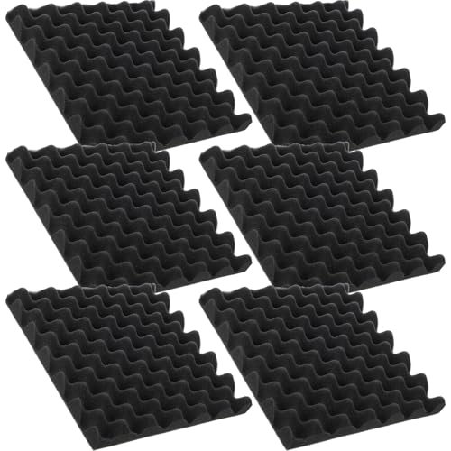 Panneaux acoustiques autocollants pour isolation phonique haute densité en coton noir Vaguelly