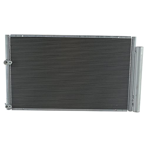 Image of TRQ A /C Condenser and Receiver Drier Assembly Compatible with 2004-09 Toyota Prius