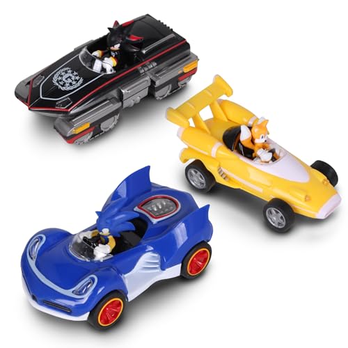 Sonic, Shadow and Tails Pullback (3-Pack) - Sonic & All-Stars Racing Transformed
