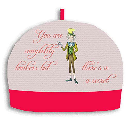 Tea Cozy 2 to 4 Cup Size Insulated - Alice in Wonderland - Your Completely Bonkers