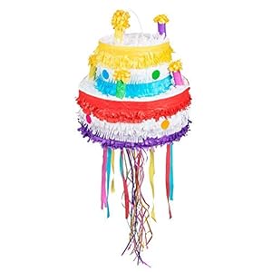 Boland 10130692 Pinata verjaardagstaart, meerkleurig