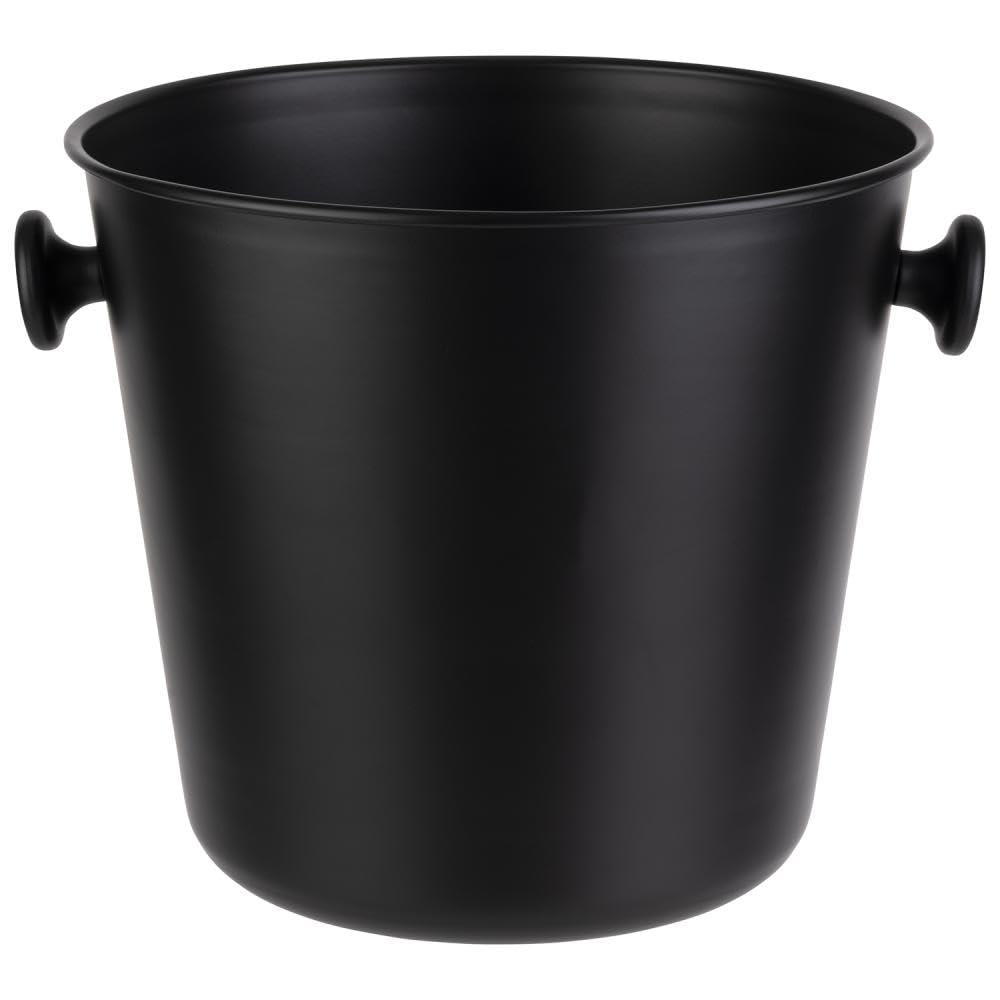 Enfriador de vino/champán, enfriador de botellas de aluminio de alta calidad, mate interior y exterior con asas de botón de plástico ABS, extra resistente con 8 litros de capacidad