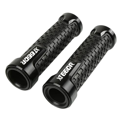 Motorrad-Lenkerkappen-Endgriffe Für Yamaha XT660E XT660R XT660X XT660 XT 660 ERX 1990–2017(SCHWARZ)