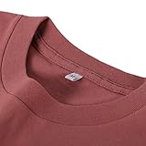 BLULOO Camiseta Hombre 2 Paquetes De Camiseta Sólida De Color Sólido Sudadera De Cuello Redondo De Manga Corta Tortuosa Algodón Pesado De Algodón Pesado A Media Manga-J,XXXL