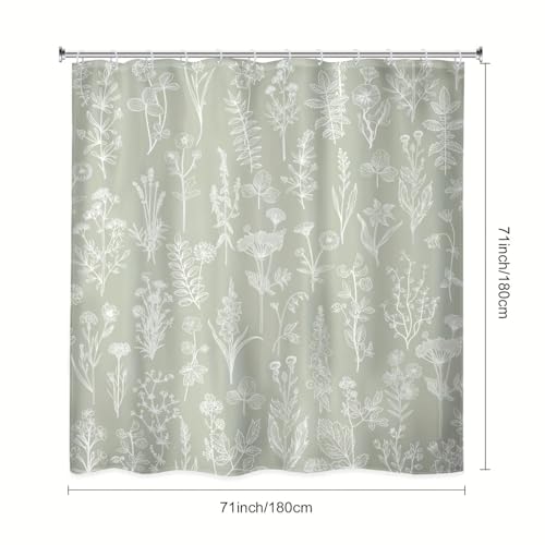 Rideau de douche 120x150 rustique aux finitions soignées