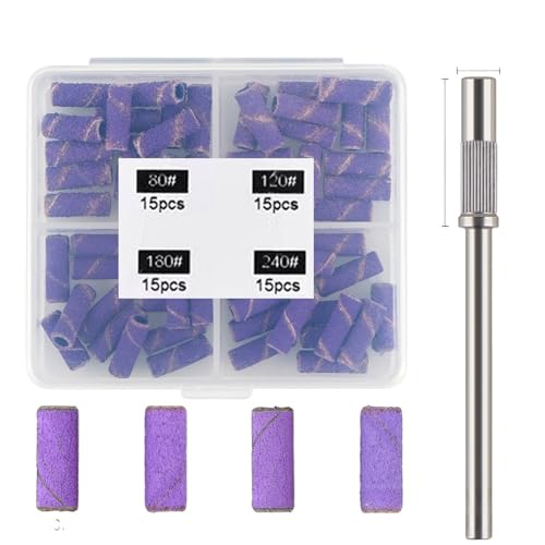 Bandes de sable 3/32 outil ongles pour manucure à la maison