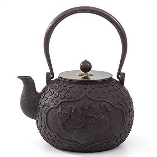FYHHJZHY Teapot Ceramics 1.4l Cast Iron Teapot Tea Kettle with