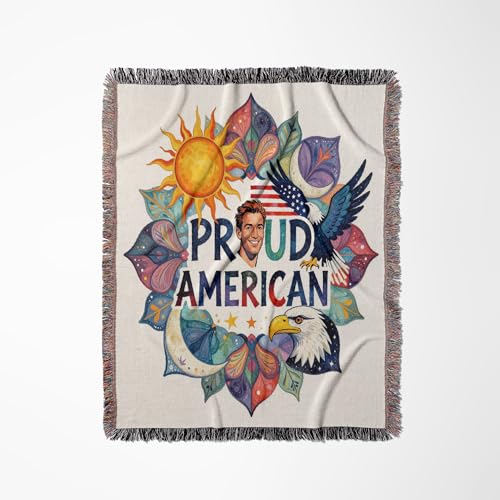 3dRose Proud American man. Patriotic Mandala Art Gift, Charm, Award