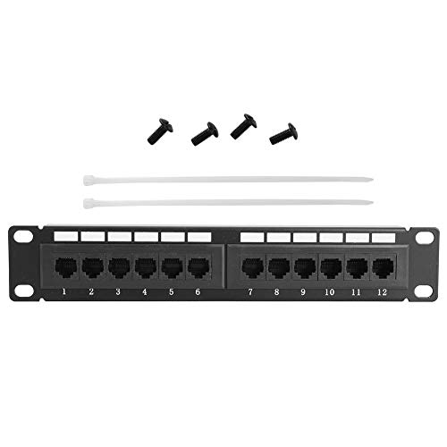 Rack de cabo CAT6A, painel de remendo de rede de plástico RJ45 PPO + PC 5 / categoria 6 rack de cabo