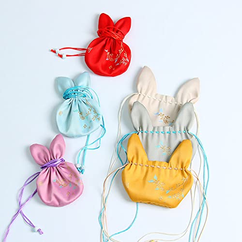 4 Bolsitas de Tela con Cordón para Aromas y Joyas miniatura 3