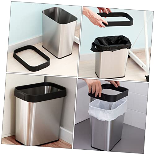 Bote de basura rectangular de acero inoxidable Kichvoe miniatura 7