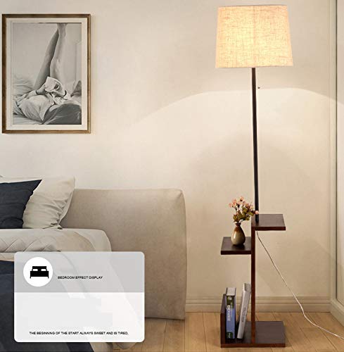 Lampe de table verticale MU luminaire salon créatif moderne avec tablette en tissu - 3