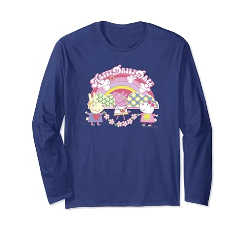 Peppa Pig T-shirt à manches longues style festival rétro pour les journées d'école