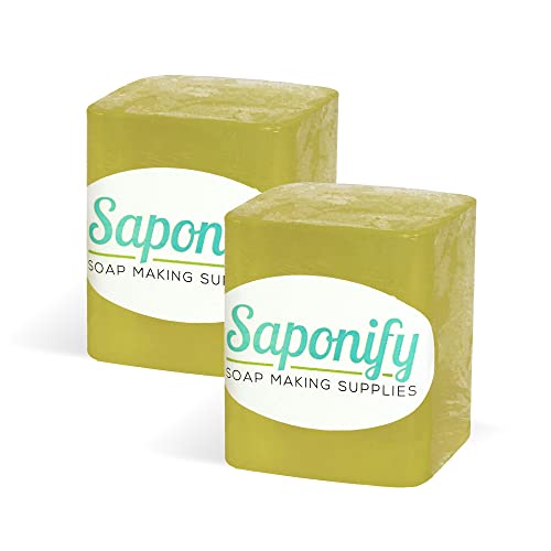 Saponify - 2Lb Hemp Seed Oil Melt and Pour Soap Base, Natural Skin-Enhancing Hemp Oil Soap Base, Easy to Use Glycerin Soap Base for DIY Soap Making