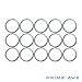 PRIME AVE Aluminium Oil Drain Plug Gaskets - 16mm Crush Washer for Leak Proof Sealing - Durable & Reliable Oil Plug Washer - Compatible with Subaru Part# 803916010 (Pack of 15)
