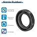 PATIKIL EU Radial Shaft Seal, 20mm x 32mm x 7mm Nitrile Rubber TG4 Oil Seal for Bearing Shaft Oil Pumps Engines, Black