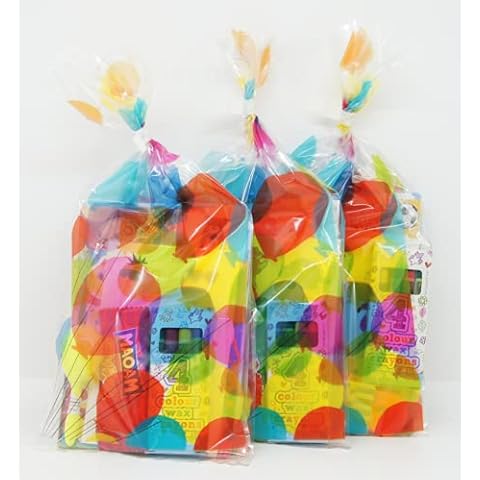 Pre Filled Children's Party Bags, 12 items per bag, Unisex Goody Favours for Boys and Girls (6) Cover