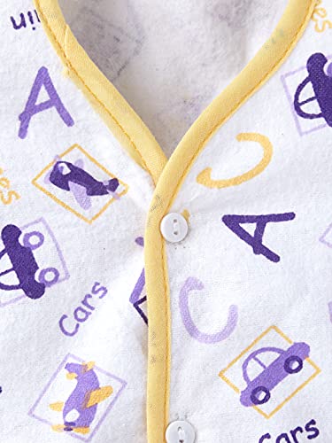Image of babywish Baby Boys and Baby Girl Clothing Set 100% Cotton Full Sleeve Jhabla T-Shirt Trouser Pajama Newbrn Kids Clothes Set