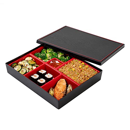Restaurantware Compartment Lunch Container with 6 Compartments