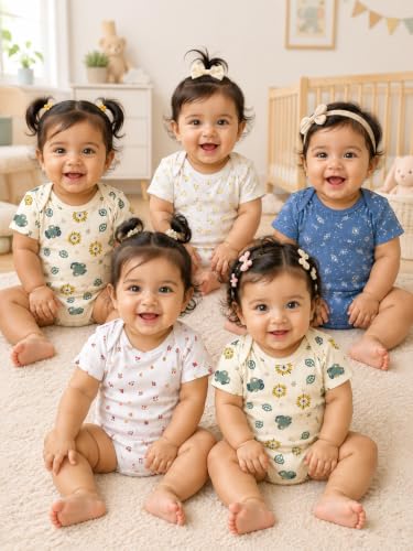 Image of TuddyBuddy 100% Cotton Romper /Bodysuit for Baby Girls