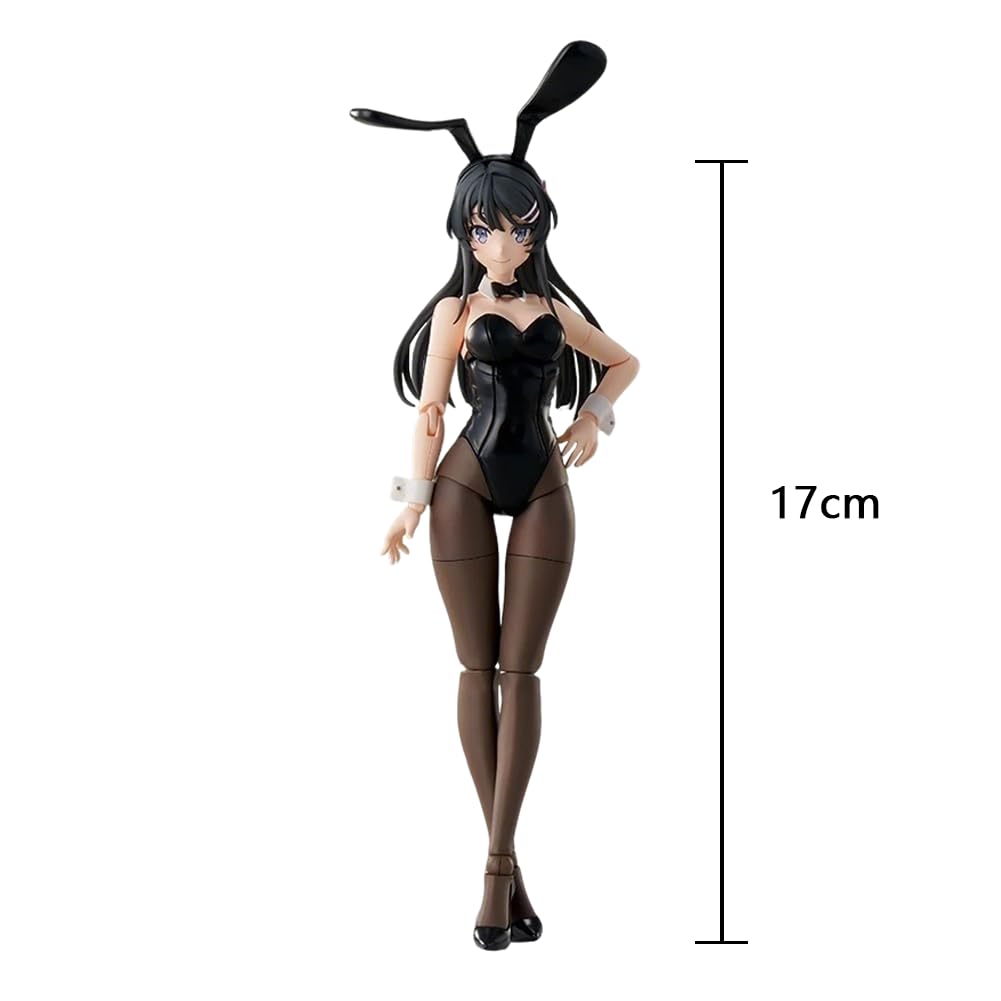 Mai Figure Anime Bunny Girl y Uniforme Escolar Figuras Estatua 26cm