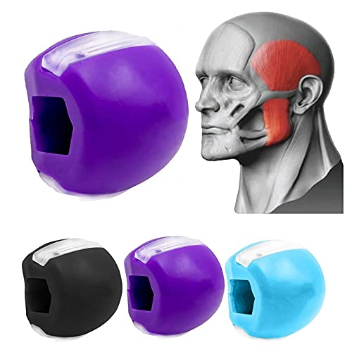 Jawline Exerciser(3 Strength); Face Exerciser and Neck Exerciser Ball
