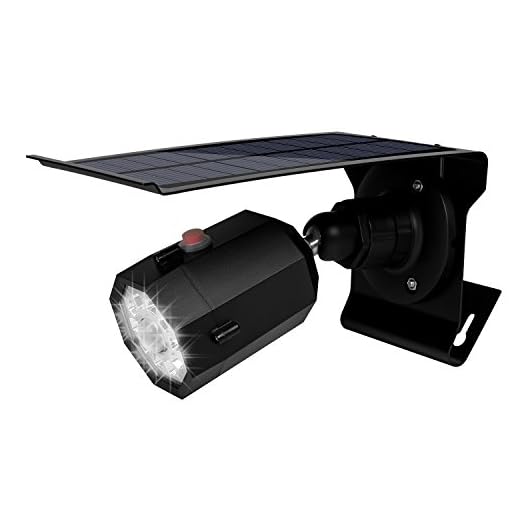 Fugetek Motion Sensor Outdoor Security Light and Dummy Camera, Solar Powered, Wireless, 3 Modes, IP65, Waterproof, Bright LEDs, Rechargeable, Yard, Garden, Driveway, Walkway, Black