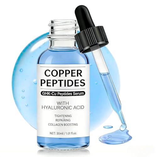 YOOJ GHKCu Copper Peptide Face Serum AntiAging Hydrating Repair Serum Skin Barrier Repair & Lightweight Moisturizer for Daily Skincare 30ml