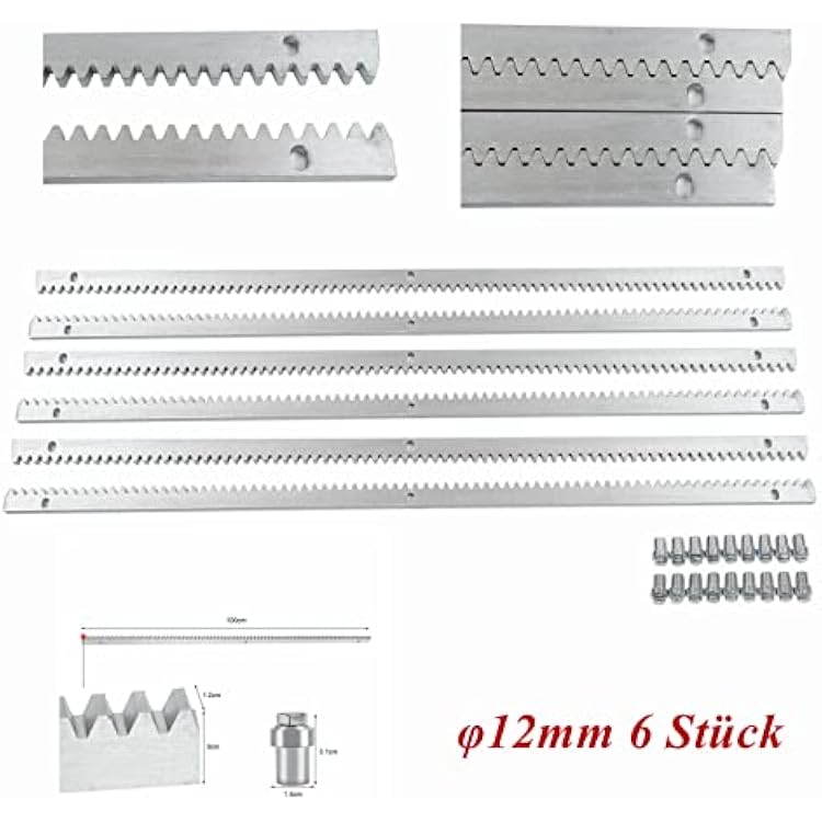 550W Automatic Sliding Gate Opener, 1200kg Heavy Duty Slide Gate Opener with 2 Remote Controls Complete Kit, Electric Opening Chain Drive Rolling Gate Motor for Iron Door (Battery Not Included)