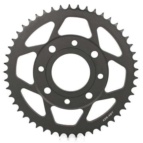 Couronne arrière moto acier pour résoudre l'usure de transmission XL125 SL125