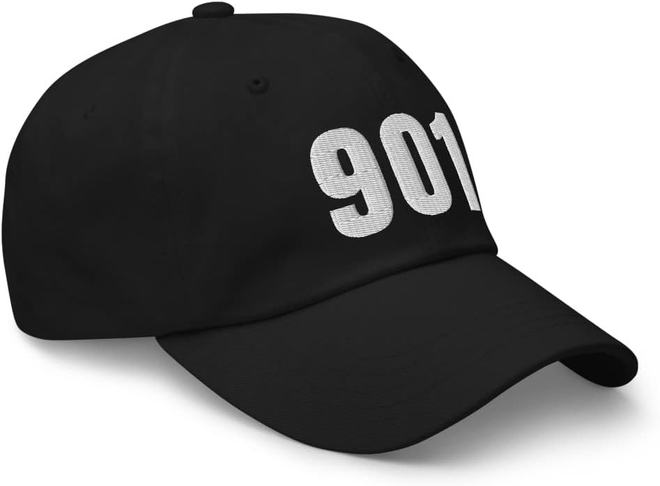 901 Hat Memphis TN Hat Mobile Telephone Area Code 901 Dad Cap Embroidered Dad Hat Baseball Cap