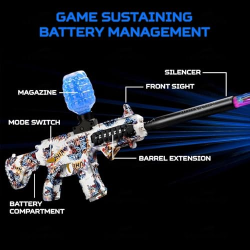Image of Fresh Gel Blaster Gun Automatic Gun for Kids-Adults Electric Operated High Speed Including 5000 Gel Balls for Kids and Adults. B3